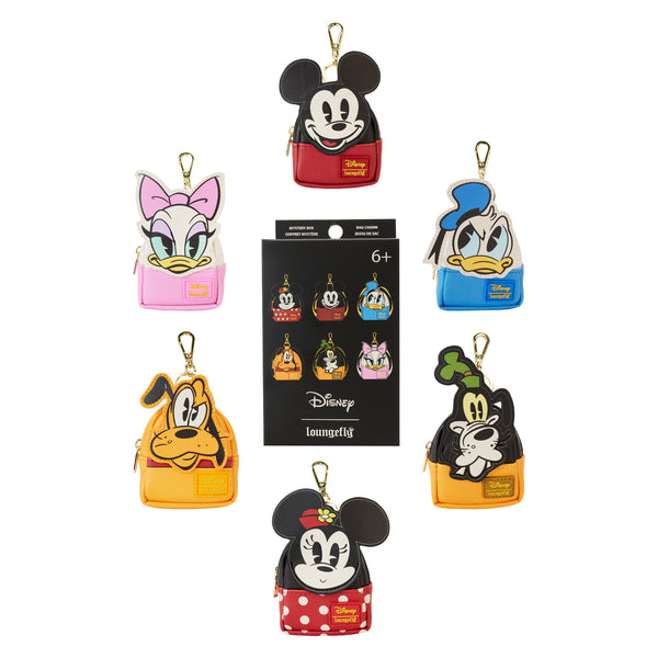 Loungefly Disney Mickey & Friends Picnic Cosplay Mystery Mini Backpack Keychain (ONE RANDOM)