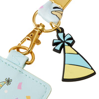 Loungefly Disney Mickey Mouse and Friends Birthday Celebration Lanyard with Card Holder