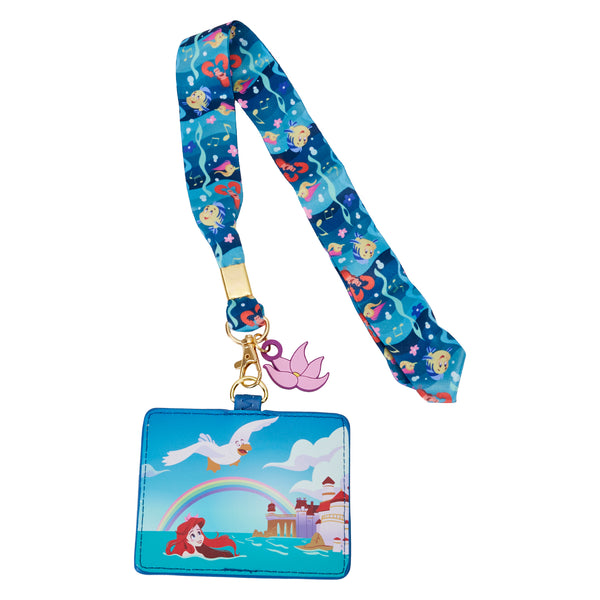 Loungefly Disney The Little Mermaid 35th Anniversary Life is the Bubbles Lanyard with Card Holder
