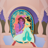 Loungefly Disney Aladdin Princess Series 3" Collector Box Lenticular Pin