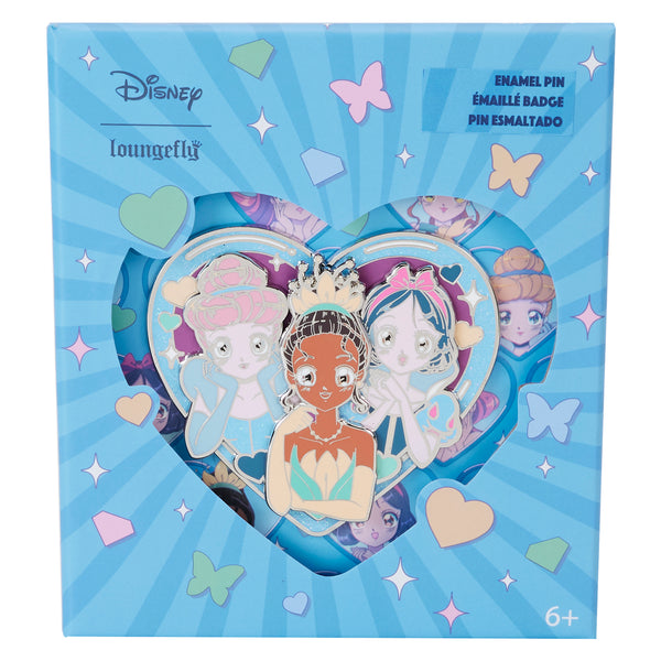 Loungefly Disney Princess Manga Style 3" Collector Box Pin