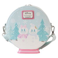 Loungefly Disney Mickey & Friends Pastel Snow Globe Crossbody Bag