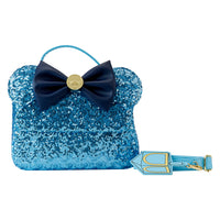 Loungefly Disney Minnie Mouse Hanukkah Sequin Crossbody Bag