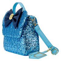 Loungefly Disney Minnie Mouse Hanukkah Sequin Crossbody Bag