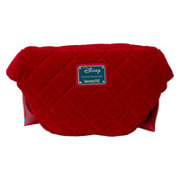 Loungefly Disney Snow White Classic Bow Velvet Belt Bag