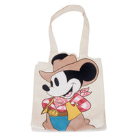 Loungefly Disney Western Mickey Mouse Canvas Tote Bag