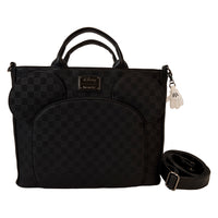 Loungefly Disney Mickey Mouse Checkered Texture Convertible Backpack & Tote Bag