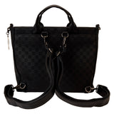 Loungefly Disney Mickey Mouse Checkered Texture Convertible Backpack & Tote Bag