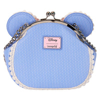 Loungefly Disney Minnie Mouse Floral and Lace Kisslock Crossbody Bag
