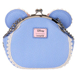 Loungefly Disney Minnie Mouse Floral and Lace Kisslock Crossbody Bag