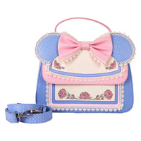 Loungefly Disney Minnie Mouse Floral and Lace Crossbody Bag