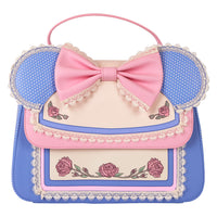 Loungefly Disney Minnie Mouse Floral and Lace Crossbody Bag