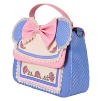 Loungefly Disney Minnie Mouse Floral and Lace Crossbody Bag