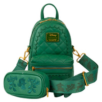 Loungefly Disney Bambi Quilted Texture Convertible Sling Crossbody Bag with Coin Bag