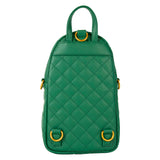 Loungefly Disney Bambi Quilted Texture Convertible Sling Crossbody Bag with Coin Bag