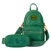 Loungefly Disney Bambi Quilted Texture Convertible Sling Crossbody Bag with Coin Bag