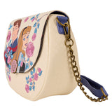 Loungefly Disney Sleeping Beauty Princess Aurora & Prince Phillip Floral Crossbody Bag