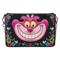 Loungefly Disney Alice in Wonderland Cheshire Cat Tulgey Wood Crossbody Bag