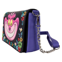 Loungefly Disney Alice in Wonderland Cheshire Cat Tulgey Wood Crossbody Bag