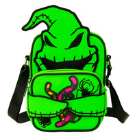 Loungefly Disney The Nightmare Before Christmas Oogie Boogie Glow Crossbuddies® Cosplay Crossbody Bag with Coin Bag