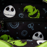 Loungefly Disney The Nightmare Before Christmas Oogie Boogie Glow Crossbuddies® Cosplay Crossbody Bag with Coin Bag