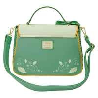 Loungefly Disney Peter Pan Tinker Bell Holiday Sequin Crossbody Bag with Charms