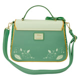 Loungefly Disney Peter Pan Tinker Bell Holiday Sequin Crossbody Bag with Charms