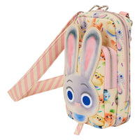 Loungefly Disney Zootopia 2 Judy Hopps Cotton Candy Cosplay Cell Phone Crossbody Bag with Coin Bag