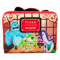 Loungefly Pixar Monsters, Inc. Harryhausen's Takeout Boo Zip Around Wallet