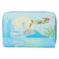 Loungefly Disney Peter Pan You Can Fly Glow Zip Around Wallet