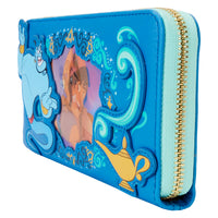 Loungefly Disney Aladdin Princess Series Lenticular Zip Around Wristlet Wallet