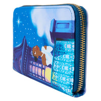 Loungefly Disney The Princess And The Frog 15th Anniversary Evening Star Glow Zip Around Wallet
