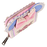 Loungefly Disney Minnie Mouse Floral and Lace Zip Around Wallet