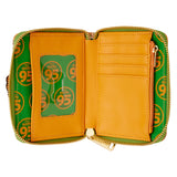 Loungefly Disney Pluto 95th Anniversary Plaid Zip Around Wallet