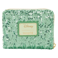 Loungefly Disney Peter Pan Tinker Bell Holiday Sequin Tri-Fold Wallet