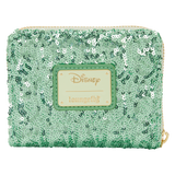 Loungefly Disney Peter Pan Tinker Bell Holiday Sequin Tri-Fold Wallet