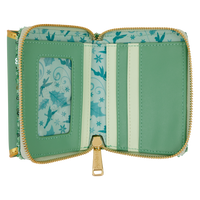 Loungefly Disney Peter Pan Tinker Bell Holiday Sequin Tri-Fold Wallet