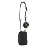 Loungefly The Addams Family Wednesday Black Roses Cell Phone Crossbody Bag with Coin Bag