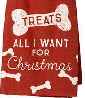 Primitives by Kathy Treats for Christmas Holiday Dish Towel