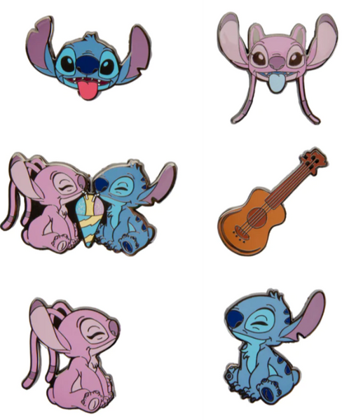 Loungefly Disney Lilo & Stitch Angel and Stitch Blind Box Pin